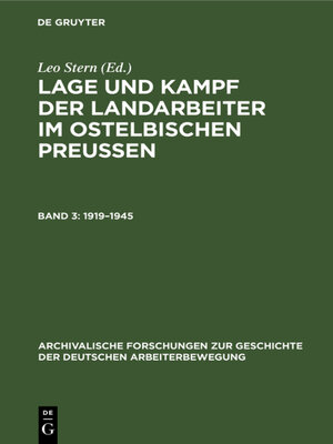 cover image of (1919–1945)